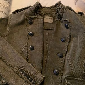 Worn once free people size small.  Dark Army green